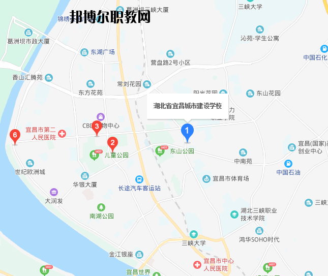 湖北宜昌城市建設(shè)學(xué)校地址在哪里