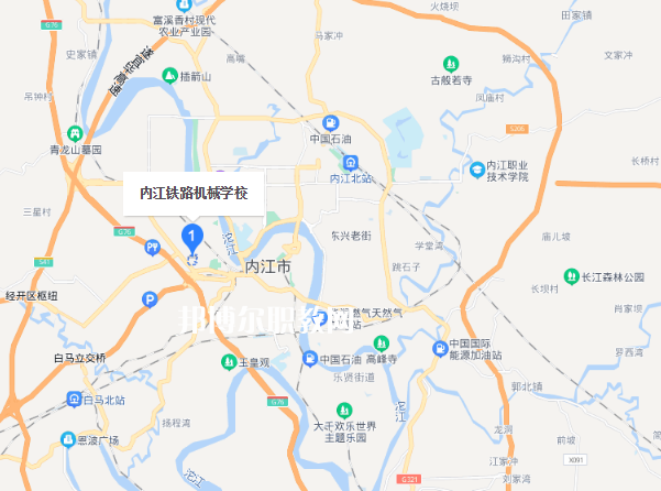 內(nèi)江鐵路機械學校地址在哪里