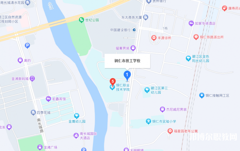 銅仁市技工學(xué)校地址，乘車路線