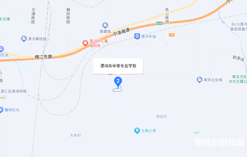 漯河市中等專業(yè)學(xué)校地址，乘車路線