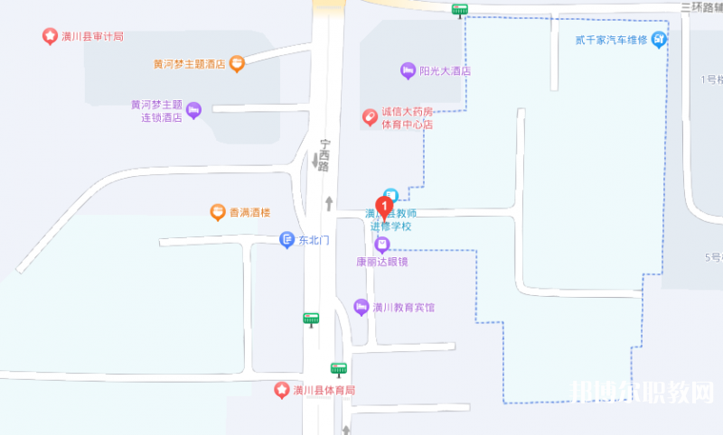 潢川縣職業(yè)中等專業(yè)學(xué)校地址，乘車路線