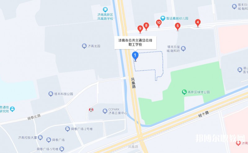 濟南市公共交通職業(yè)高級中學地址，乘車路線