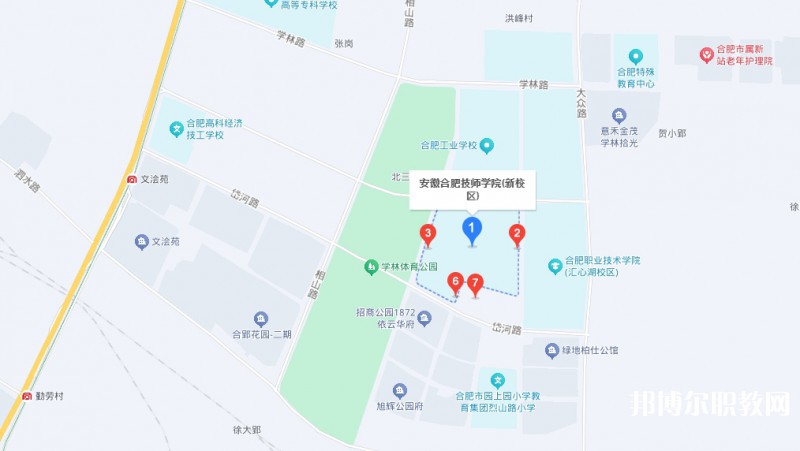 合肥技師學院地址，乘車路線